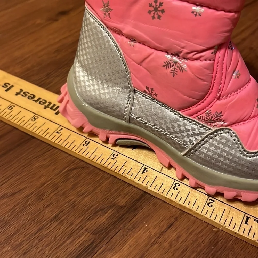 COGA Kids winter shoes girl snow boots fashion printing waterproof girl size 7